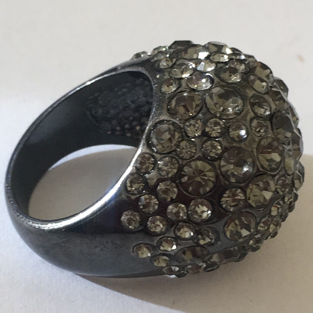 Crystal dome Ring Size 7
